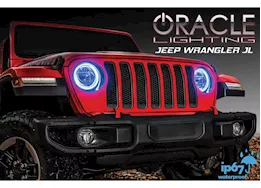 Oracle Lighting 18-c wrangler jl/gladiator jt led surface mount headlight halo kit blue