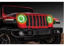 Oracle Lighting 18-c wrangler jl/gladiator jt led surface mount headlight halo kit green