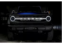 Oracle Lighting 21-c bronco colorshift headlight halo kit w/drl bar base headlights w/rf controller