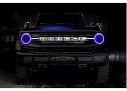 Oracle Lighting 21-c bronco colorshift headlight halo kit w/drl bar base headlights w/rf controller