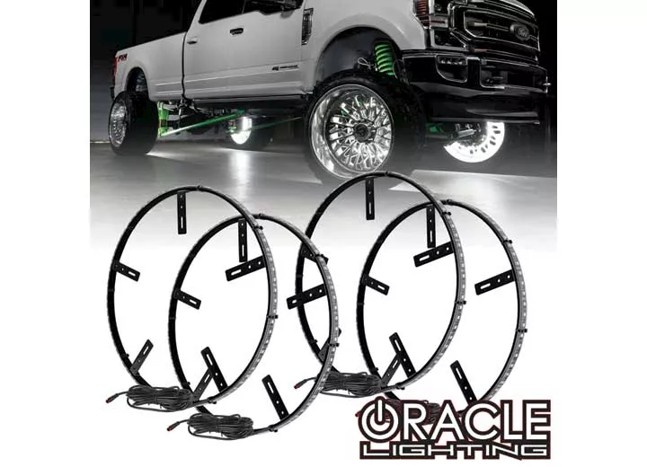 Oracle Lighting Led illuminated wheel rings rgb+w