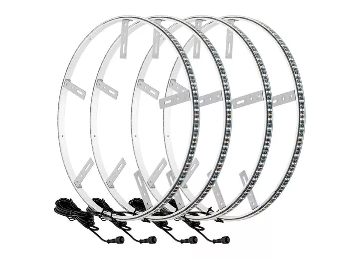 Oracle Lighting Led illuminated wheel rings-double led-white