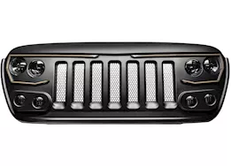 Oracle Lighting 18-c wrangler jl/gladiator vector pro-series full led grill flat black