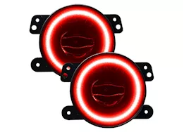 Oracle Lighting 07-c wrangler/gladiator high performance 20w led fog lights red