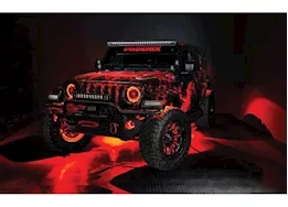 Oracle Lighting 07-c wrangler/gladiator high performance 20w led fog lights red