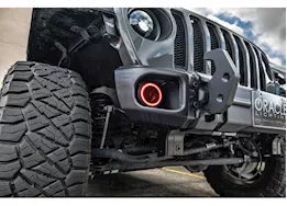 Oracle Lighting 07-c wrangler/gladiator high performance 20w led fog lights red