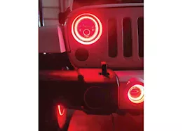 Oracle Lighting 07-c wrangler/gladiator high performance 20w led fog lights red