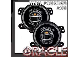 Oracle Lighting 07-c wrangler/gladiator high performance 20w led fog lights 6000k