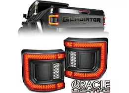 Oracle Lighting 20-c gladiator jt black series flush mount led tail lights