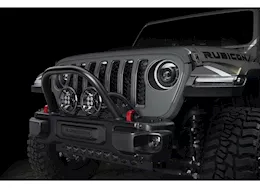 Oracle Lighting 18-c wrangler/20-c gladiator skid plate with integrated led emitters clear lens