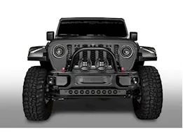 Oracle Lighting 18-c wrangler/20-c gladiator skid plate with integrated led emitters clear lens