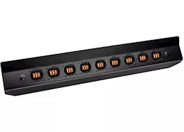 Oracle Lighting 18-c wrangler/20-c gladiator skid plate w/integrated led emitters amber lens