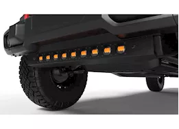 Oracle Lighting 18-c wrangler/20-c gladiator skid plate w/integrated led emitters amber lens