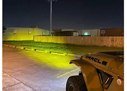 Oracle Lighting 18-c wrangler/20-c gladiator skid plate with integrated led emitters yellow lens