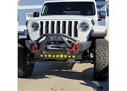 Oracle Lighting 18-c wrangler/20-c gladiator skid plate with integrated led emitters yellow lens