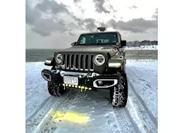 Oracle Lighting 18-c wrangler/20-c gladiator skid plate with integrated led emitters yellow lens