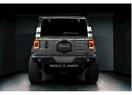 Oracle Lighting 18-c wrangler jl black series flush mount led tail lights