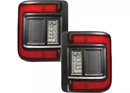 Oracle Lighting 18-c wrangler jl black series flush mount led tail lights