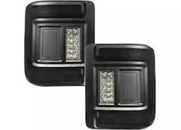 Oracle Lighting 18-c wrangler jl black series flush mount led tail lights