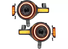 Oracle Lighting 21-c bronco oculus bi led projector headlights amber