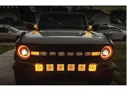 Oracle Lighting 21-c bronco oculus bi led projector headlights amber