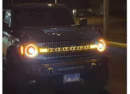 Oracle Lighting 21-c bronco oculus bi led projector headlights amber