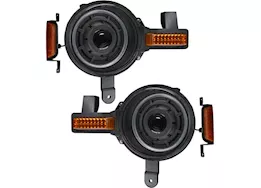 Oracle Lighting 21-c bronco oculus bi led projector headlights amber/white switchback