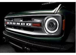 Oracle Lighting 21-c bronco oculus bi led projector headlights amber/white switchback