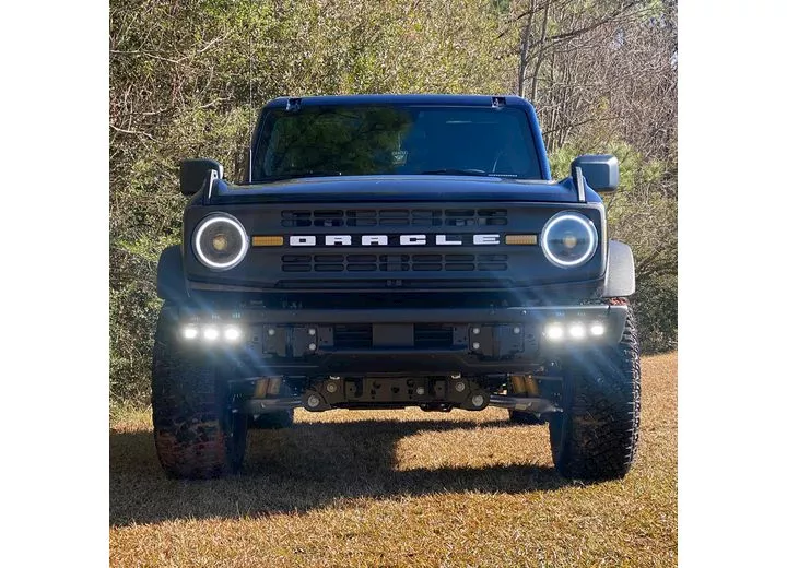 Oracle Lighting 21-c bronco triple led fog light kit for steel bumper