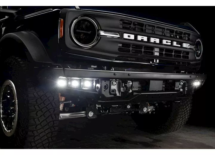 Oracle Lighting 21-c bronco triple led fog light kit for steel bumper