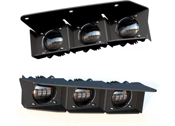 Oracle Lighting 21-c bronco triple led fog light kit for steel bumper