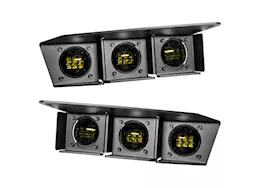 Oracle Lighting 21-c bronco triple led fog light kit for steel bumper