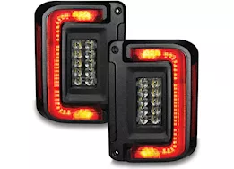 Oracle Lighting 07-18 wrangler jk black series flush mount led tail lights