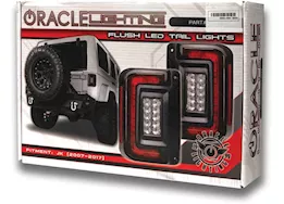 Oracle Lighting 07-18 wrangler jk black series flush mount led tail lights