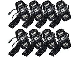 Oracle Lighting Rgb+w underbody wheel well rock light kit (8 pcs)