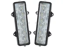 Oracle Lighting 21-c bronco dual function amber/white reverse led flush tail lights