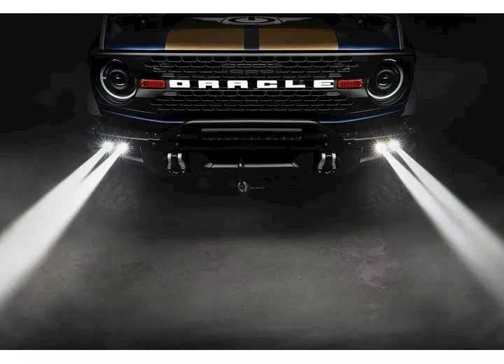 Oracle Lighting 21-c bronco off road laser + led fog light kit for steel bumper