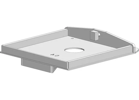 PullRite SuperGlide Quick Connect Capture Plate for 12-3/4" Wide Lippert # 1621 Long Pin Boxes Main Image