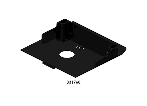 PullRite SuperGlide Quick Connect Capture Plate for 13-5/8"W Trailair Rota-Flex/Road Armor Pin Boxes Main Image