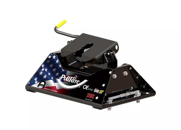 PullRite 25K Super 5th OE Puck Series 5th Wheel Hitch for Ford Trucks