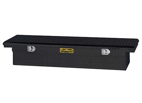 ProMaxx Automotive 69IN ALUMINUM SINGLE LID CROSSOVER TOOLBOX PULL HANDLE LOW PROFILE MATTE BLACK