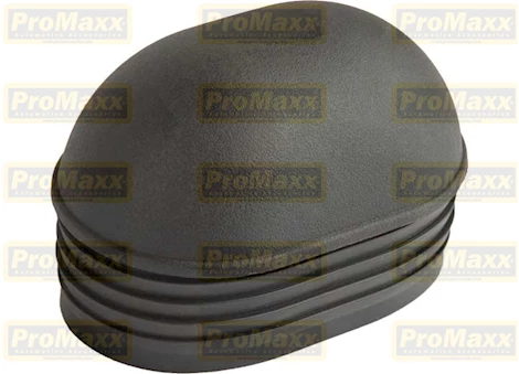 ProMaxx Automotive 4IN OVAL BLACK END CAP(each)