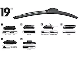 ProMaxx Automotive Rtx-oe wiper blade 19in front multi-fit oe 6pcs