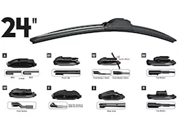 ProMaxx Automotive Rtx-oe wiper blade 24in front multi-fit oe 8pcs