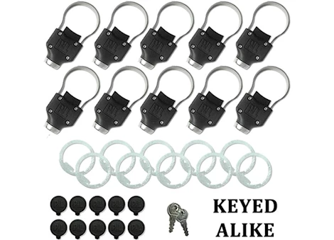 Pop N Lock The gatedefender fleet pack (10 pack all keyed alike) Main Image