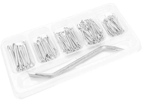 Performance Tool COTTER PIN SET W/REMOVAL TOOL, 145 PCS