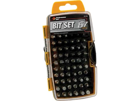 Performance Tool 67PC BIT SET