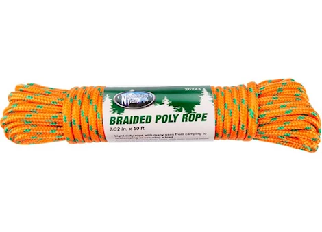 Performance Tool 50FT X 7/32IN BRAIDED POLY ROPE