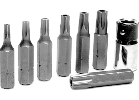 Performance Tool 8 pc tamper resis star bit set Main Image