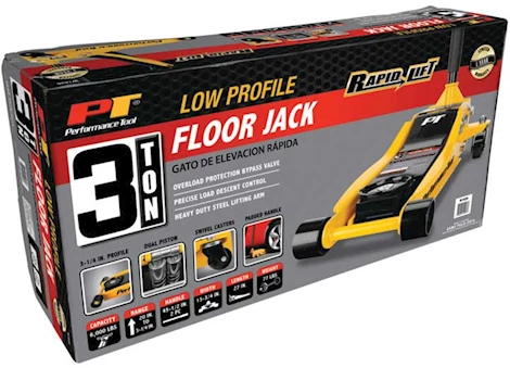 Performance Tool 3 ton rapid lift low profile floor jack Main Image